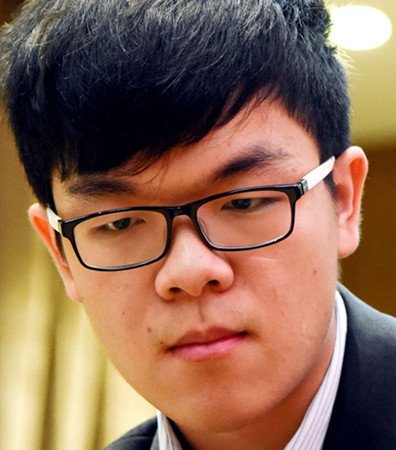 Ke Jie, the world's No 1 Go player, according to Go Rating rankings. (Photo/China Daily)